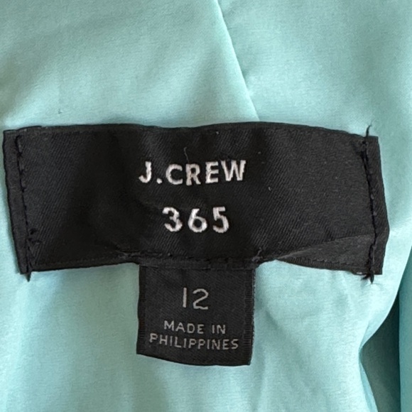 NWOT J.Crew 365 12 J8008 Mock Neck Sheath Midi Stretch Ponte Dress - Picture 2 of 7